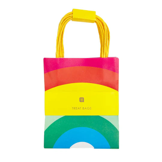 Rainbow Treat Bags With Handles Pack of 8 | Bookazine HK