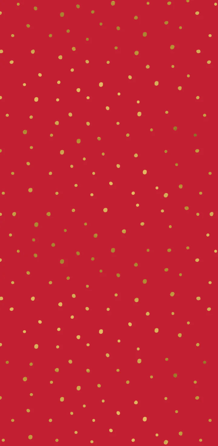 Random Gold Flecks-Red Tissue Paper Pack of 4 | Bookazine HK