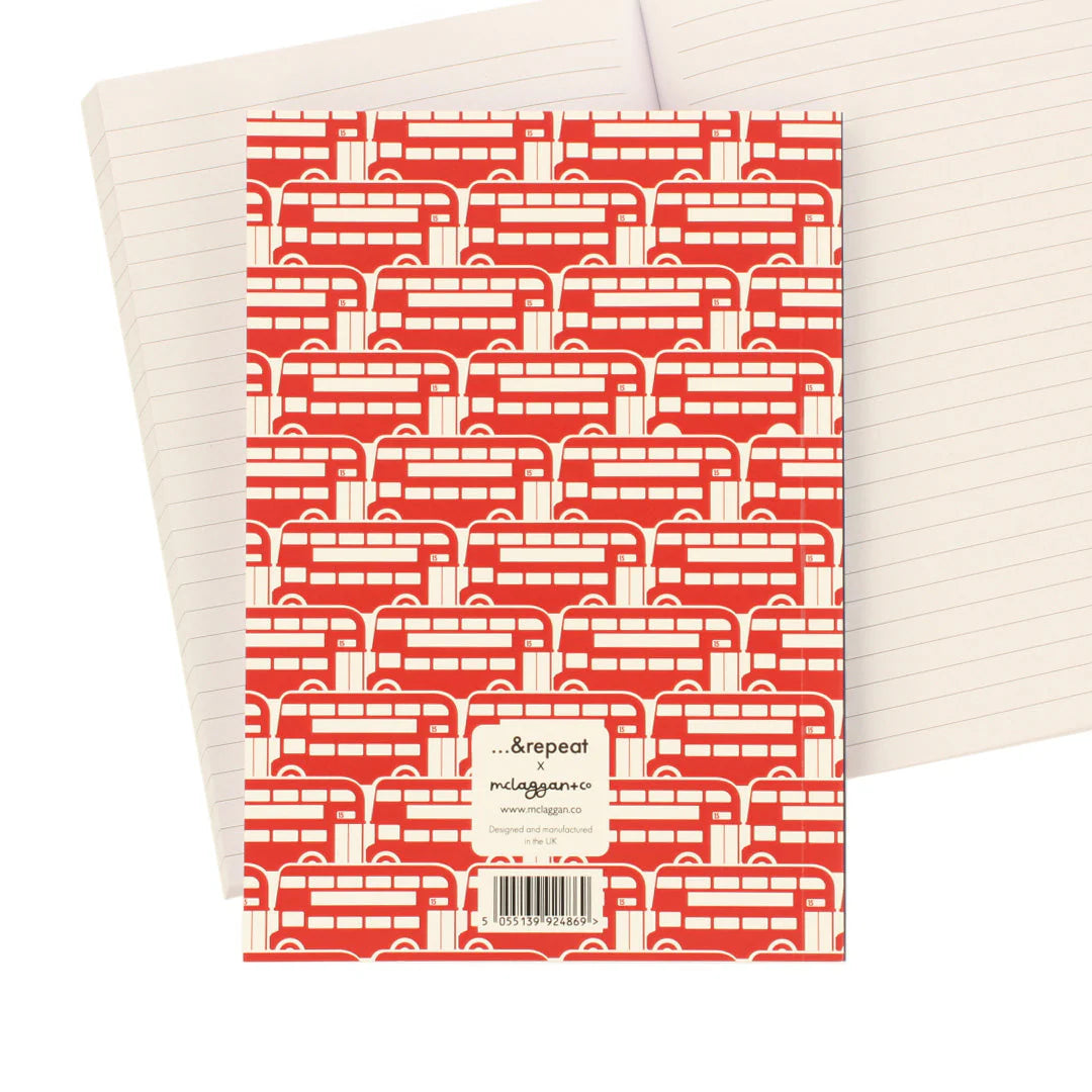 Red Bus Soft A5 Notebook | Bookazine HK