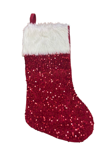 Belachica Red Christmas Stocking