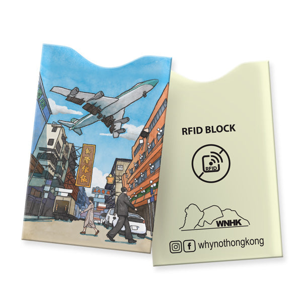 Hong Kong Kai Tak Plane RFID Block Card Holder | Bookazine HK