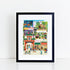 Fantasy Cityscapes Hong Kong Markets Print | Bookazine HK