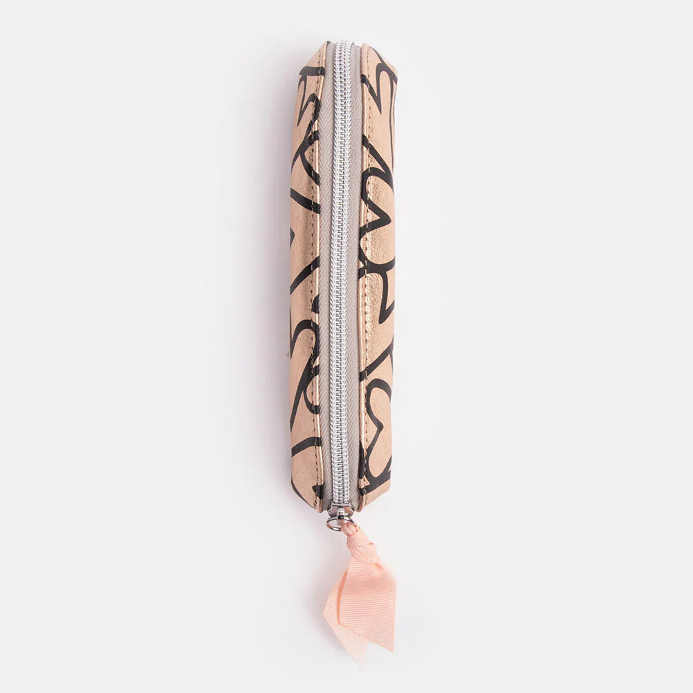 Rose Gold Hearts Pencil Case | Bookazine HK