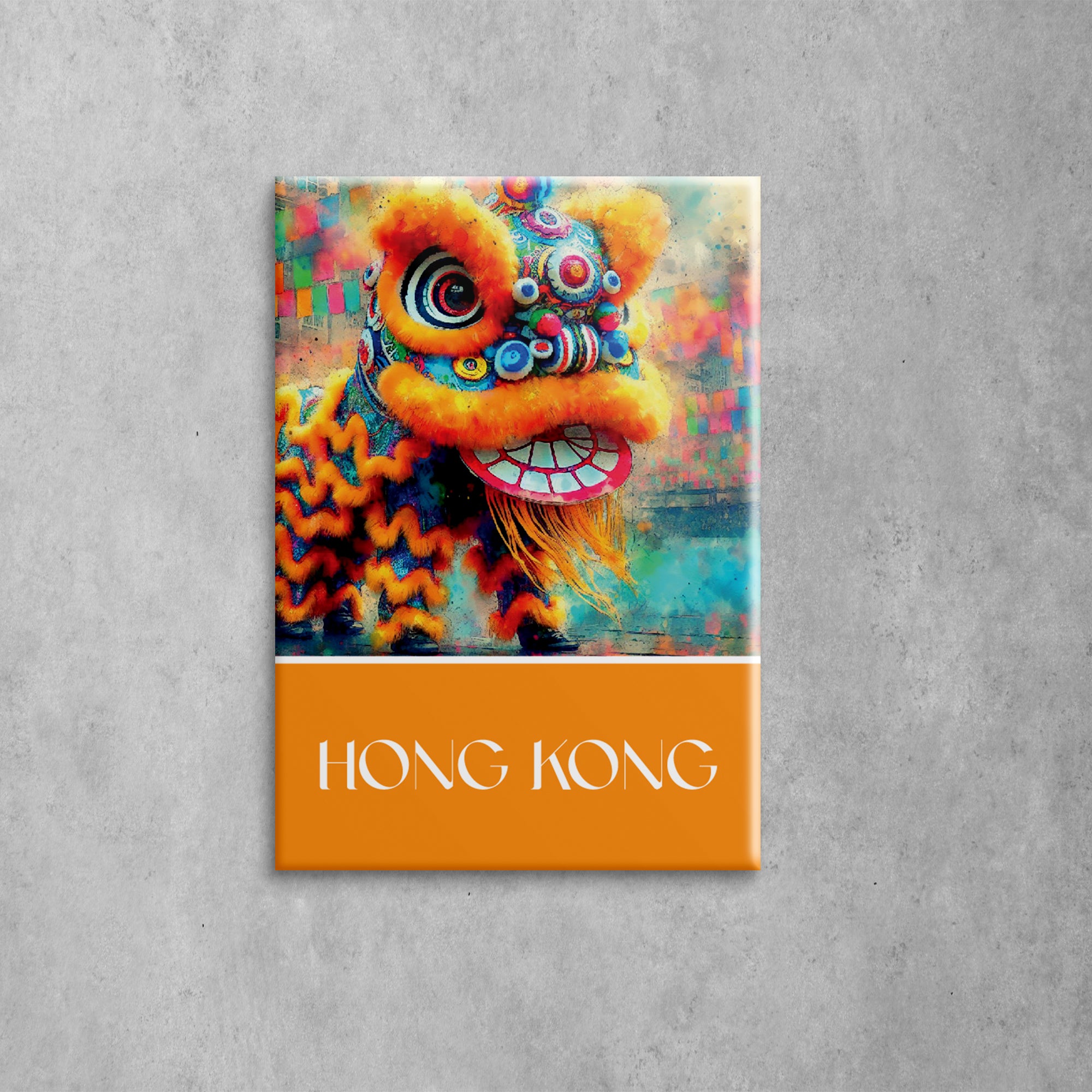 Lion Dance Version 2 Magnet | Bookazine HK