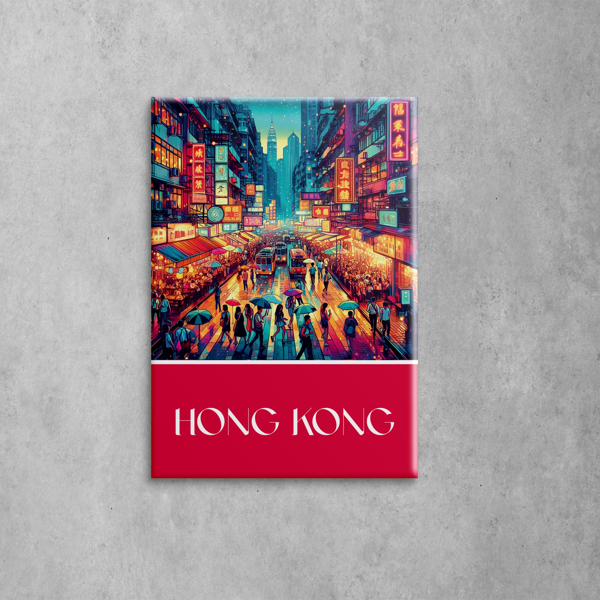 Night Market Magnet | Bookazine HK