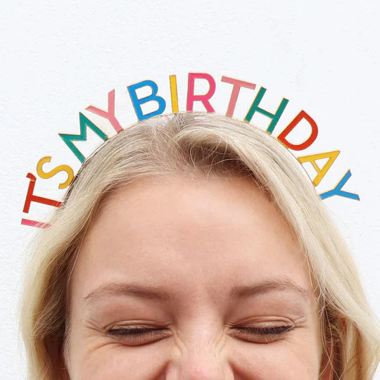 Rainbow It's My Birthday Metal Headband | Bookazine HK