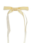 Red & Cream Velvet Bows Pack of 8