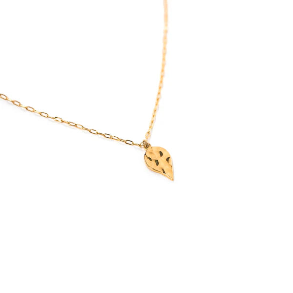 Resilience Leaf Necklace - Gold | Bookazine HK