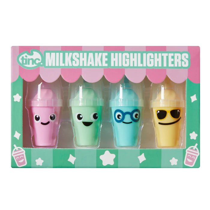 Milkshake Highlighters Set Of 4 | Bookazine HK