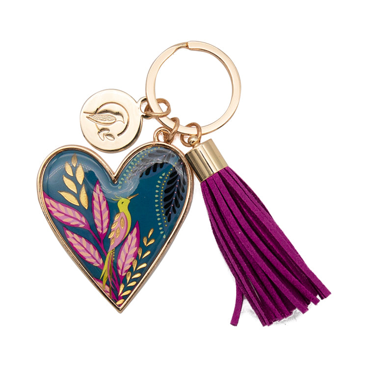 Savannah Heart Navy Keyring | Bookazine HK