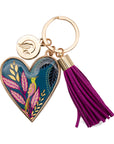 Savannah Heart Navy Keyring | Bookazine HK