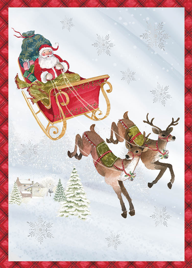 Santa's Sleigh Boxed Cards Pack of 14 | Bookazine HK