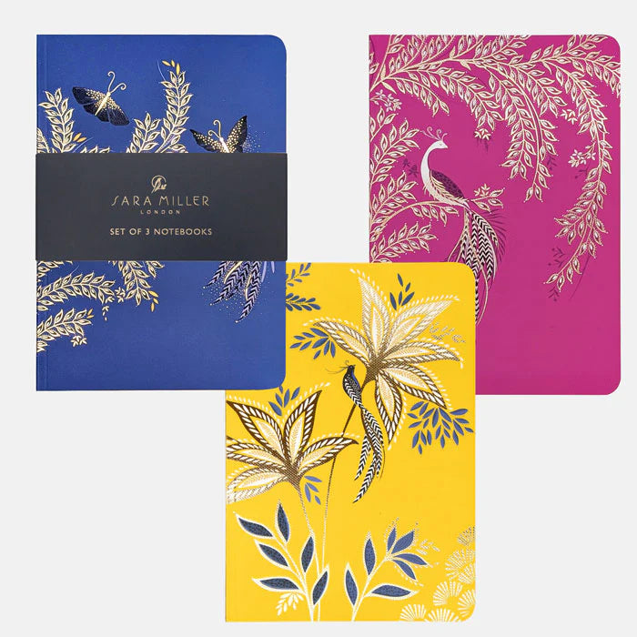 Sara Miller B6 Notebooks - Set of 3 | Bookazine HK