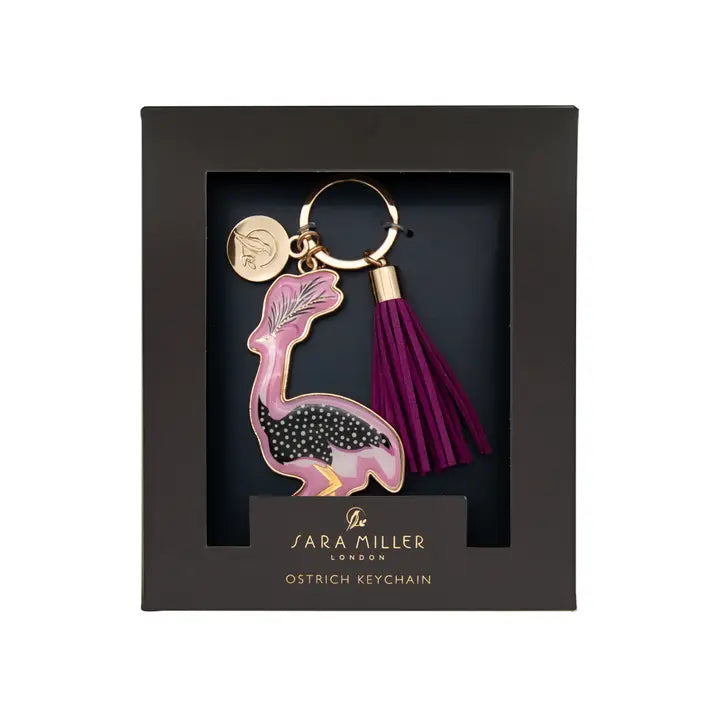 Savannah Pink Ostrich Keyring | Bookazine HK