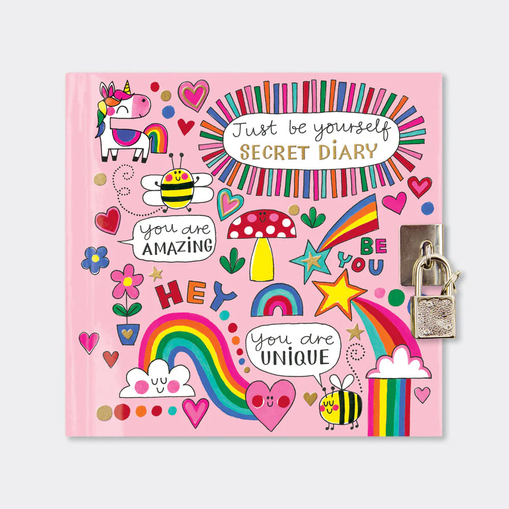 Unicorns, Rainbows & Bees/Just Be Yourself Secret Diary | Bookazine HK