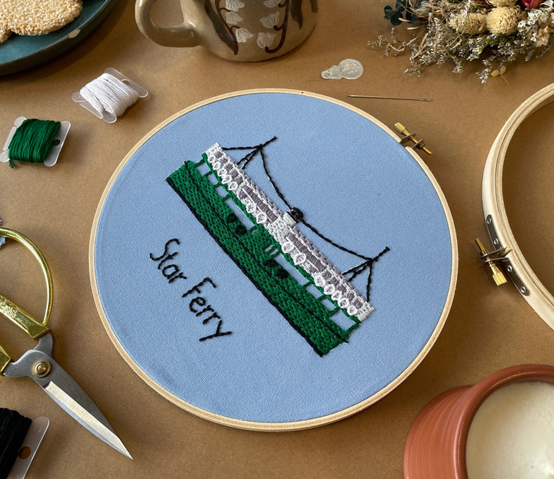 Star Ferry Embroidery Kit