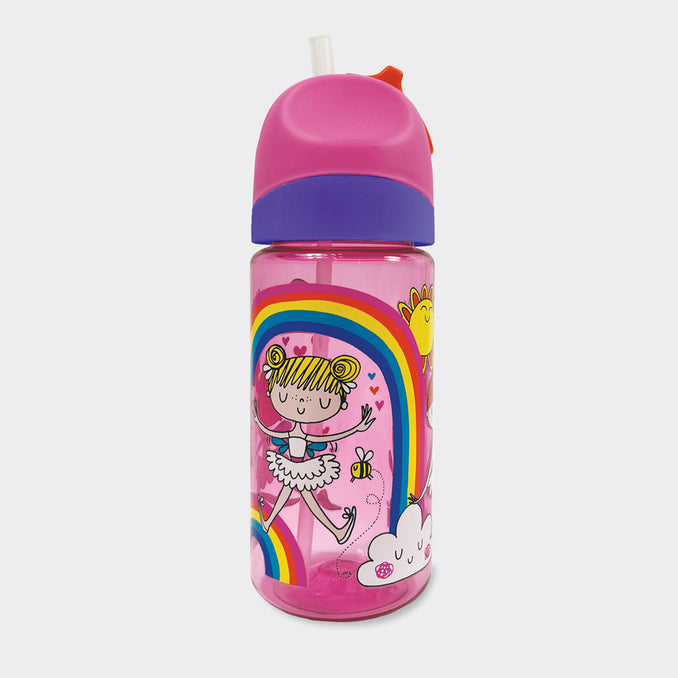 Drinks Bottle With Straw - Fairy Friends