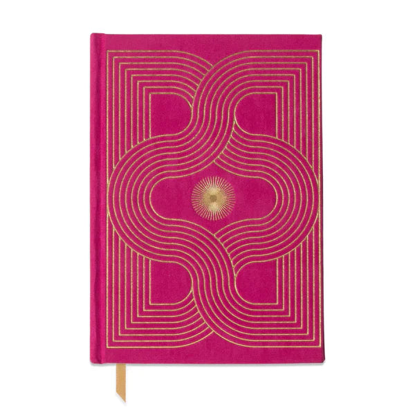 Fuchsia Suedette Hardcover Journal  | Bookazine HK