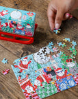 Christmas Santa Puzzle 100pcs Mini Sleigh