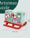 Christmas Santa Puzzle 100pcs Mini Sleigh