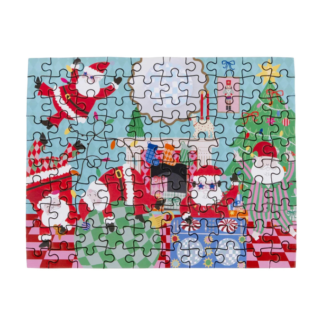 Christmas Santa Puzzle 100pcs Mini Sleigh