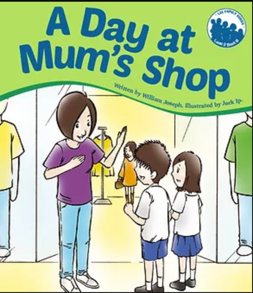 Lee Family Level 2 Book 8 - A Day At Mum's Shop | Bookazine HK