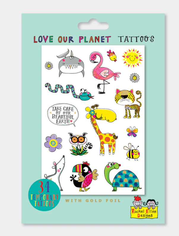 Children's Tattoos - Love Our Planet | Bookazine HK