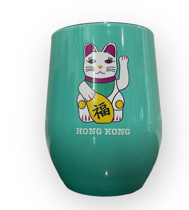 Lucky Cat Stainless Steel Vacuum Mug 360ml | Bookazine HK