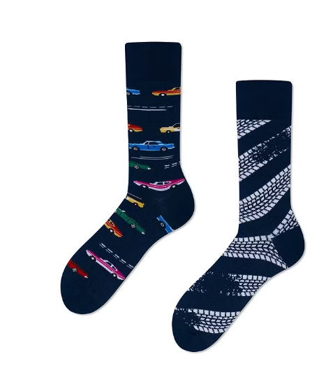 Fast Cars Adult Crew Socks | Bookazine HK