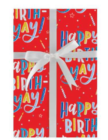 Happy Birthday Roll Wrap 5ft | Bookazine HK