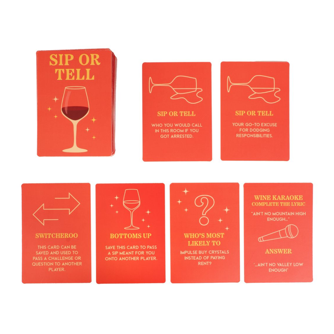 Sip or Tell Card Game | Bookazine HK