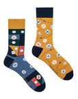 Airplane Chess Mismatched Adult Crew Sock | Bookazine HK