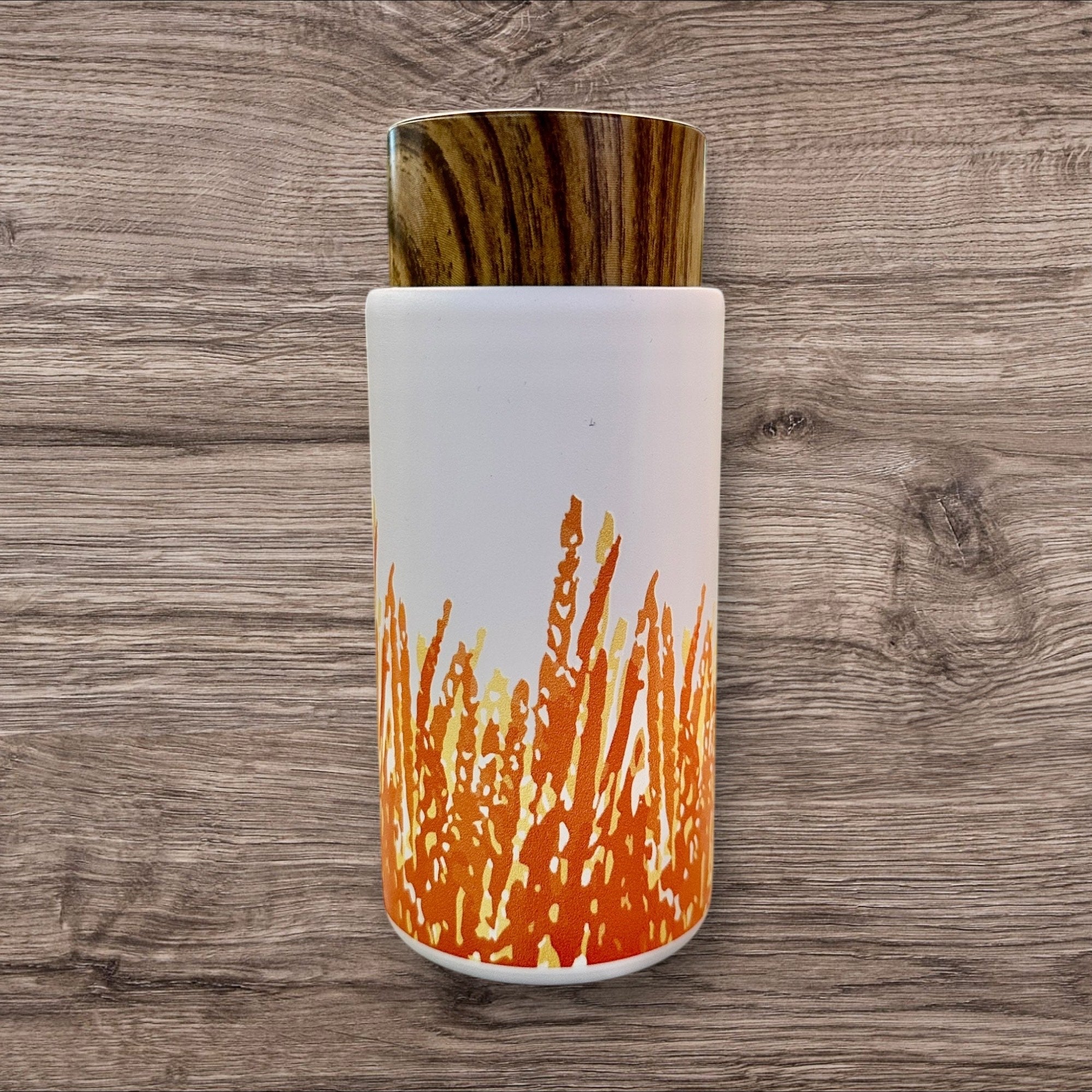 Stainless Steel Thermos Cha Chaan Teng Paper Cup Flower 260Ml | Bookazine HK