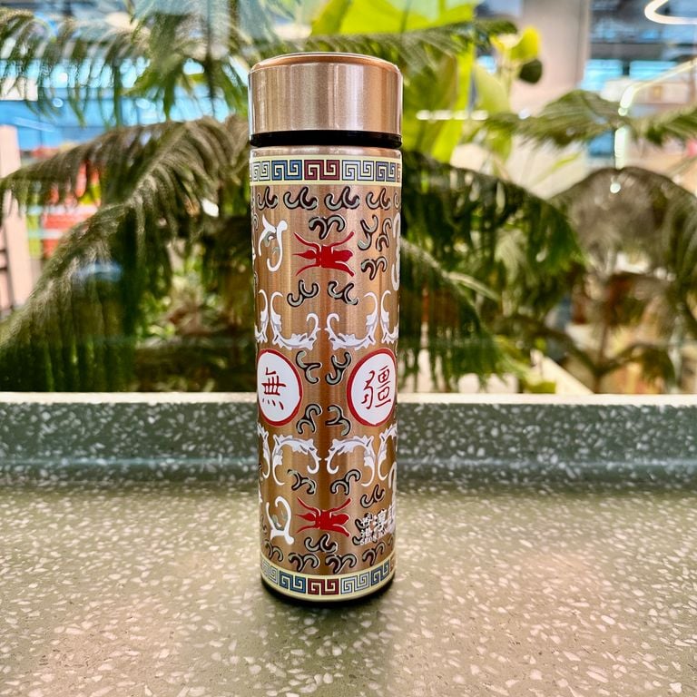 Stainless Steel Thermos Gold Longevity 500Ml | Bookazine HK