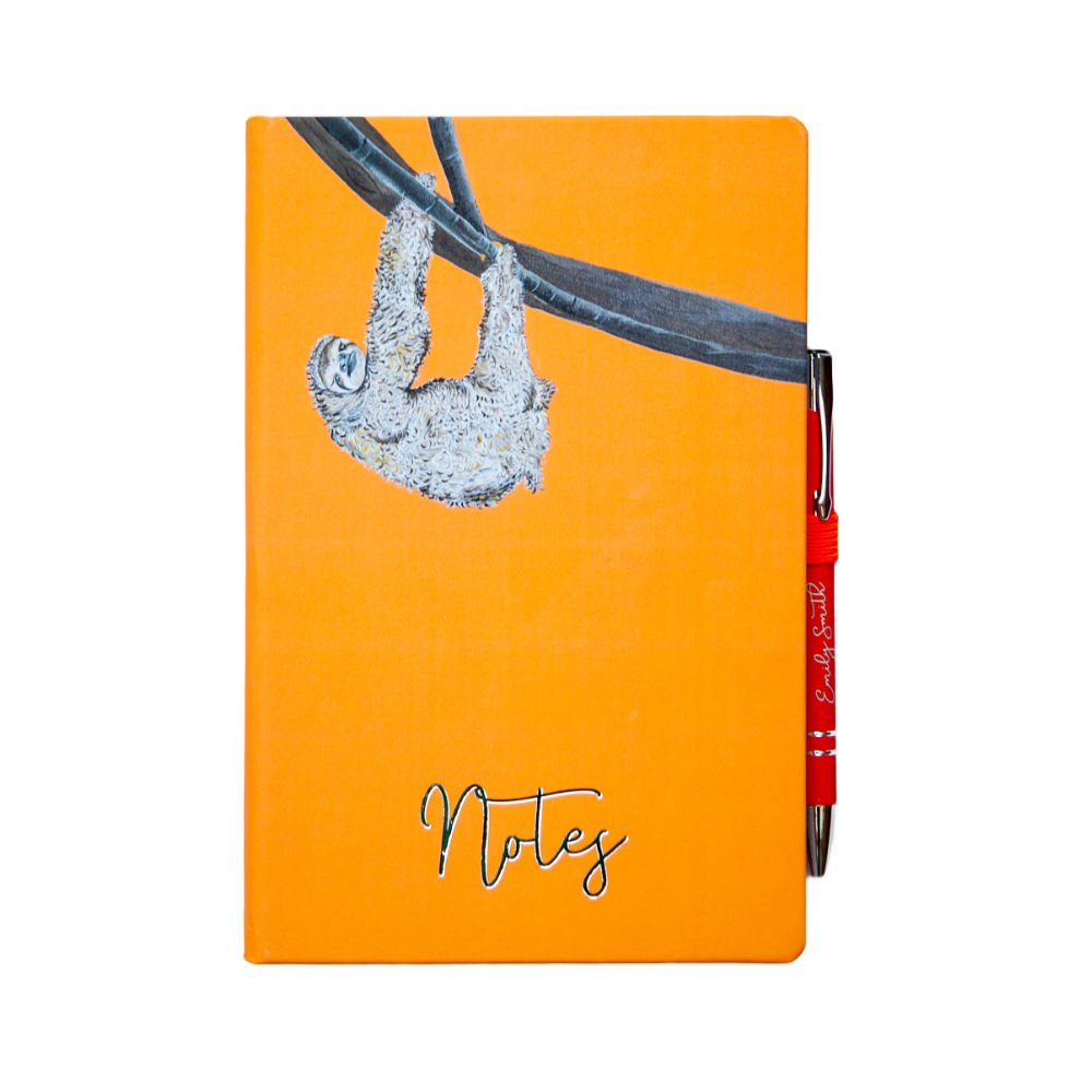 stella-sloth-notebook-pen-set