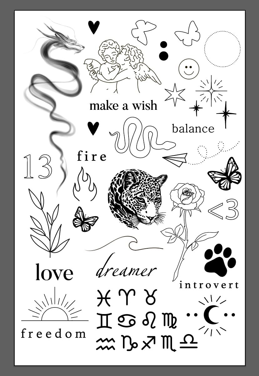 Stylish Tattoo Temporary Tattoo Set | Bookazine HK