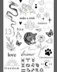 Stylish Tattoo Temporary Tattoo Set | Bookazine HK