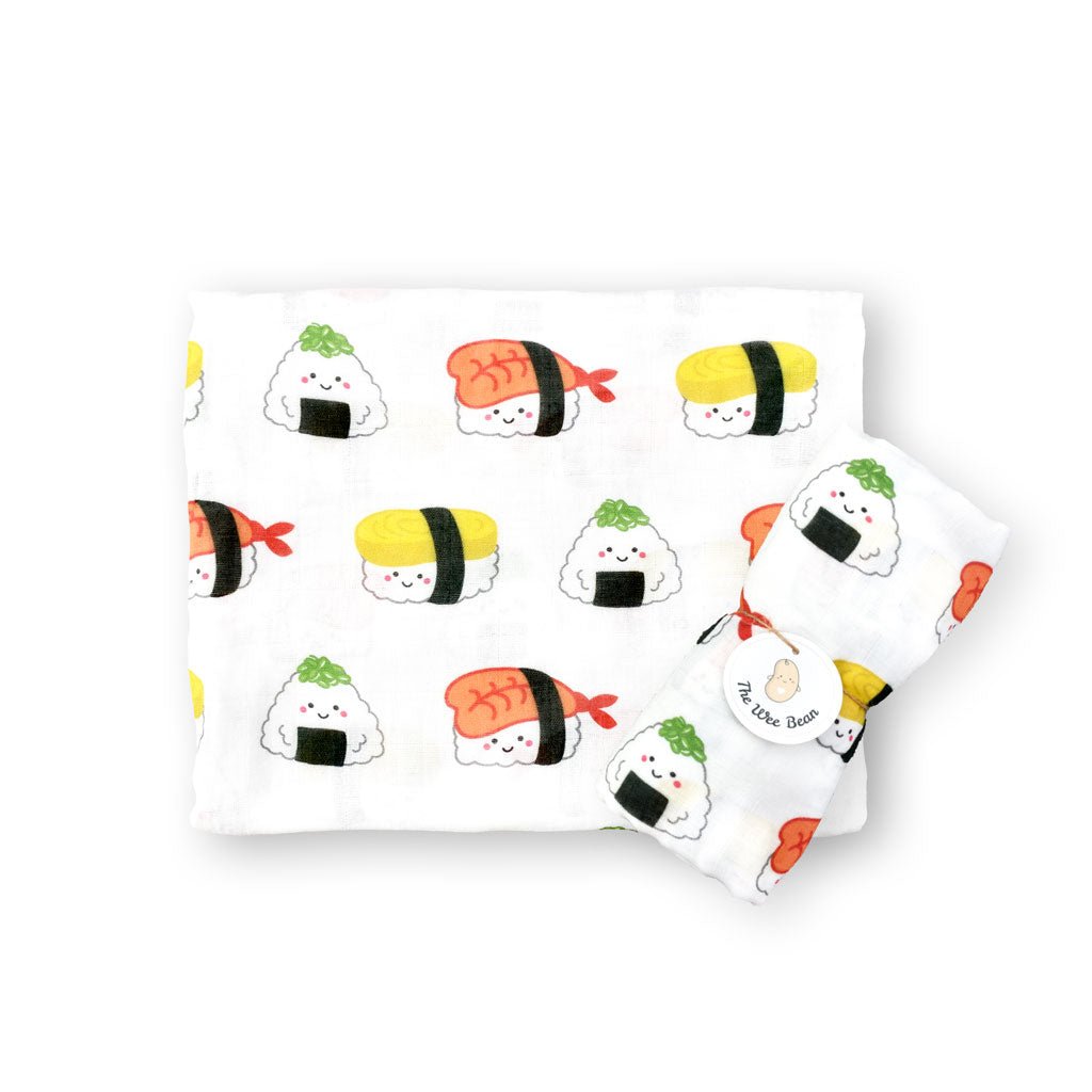 Sushi Organic Swaddle Blanket | Bookazine HK