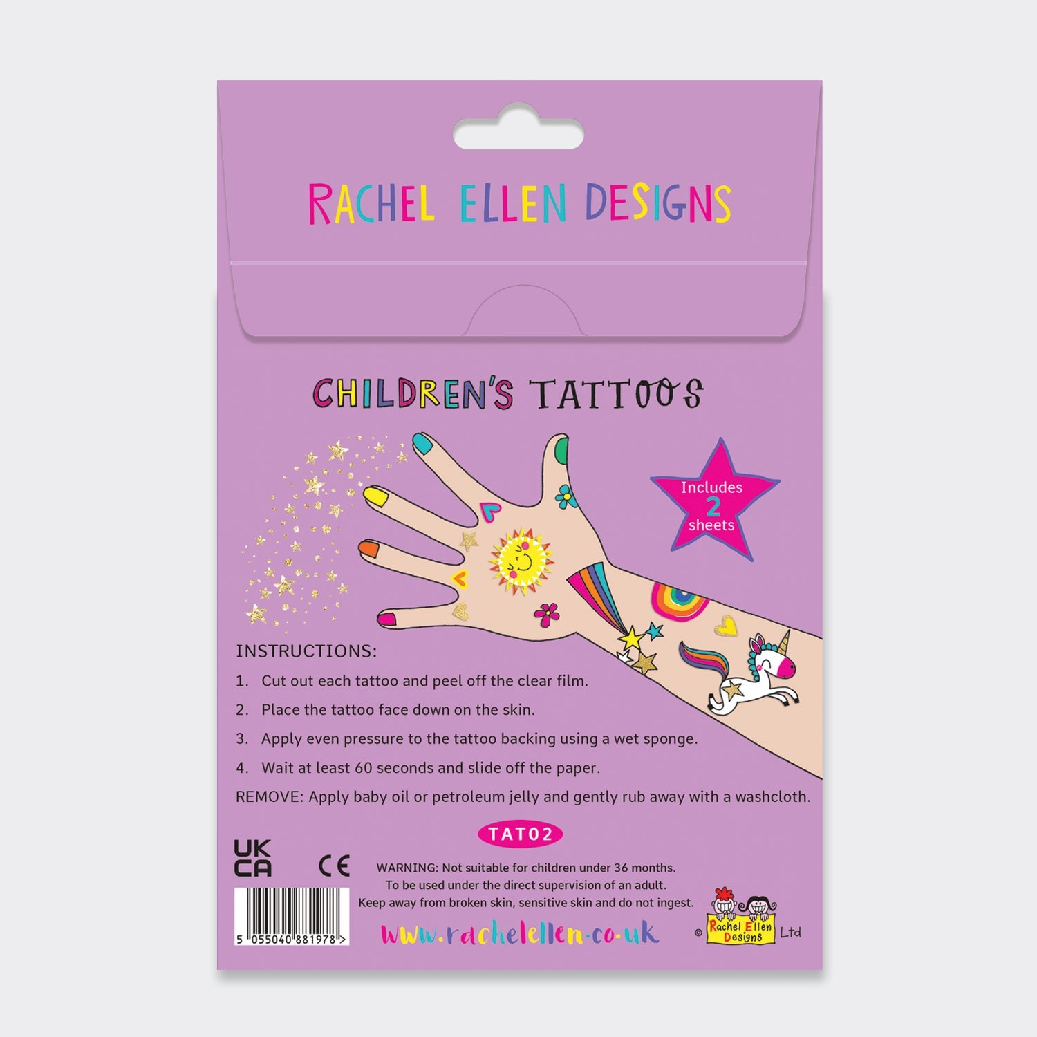 childrens-tattoos-magical-unicorn