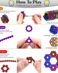 Magnetic Buckyballs - Rainbow Color