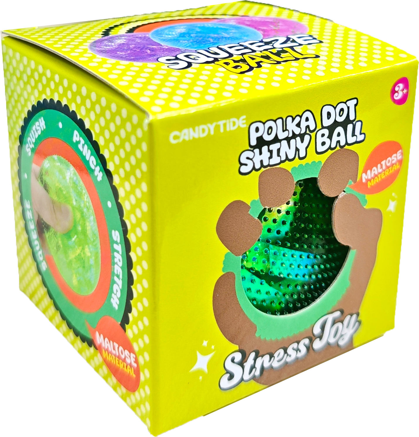 Polka Dot Shiny Squishy Ball