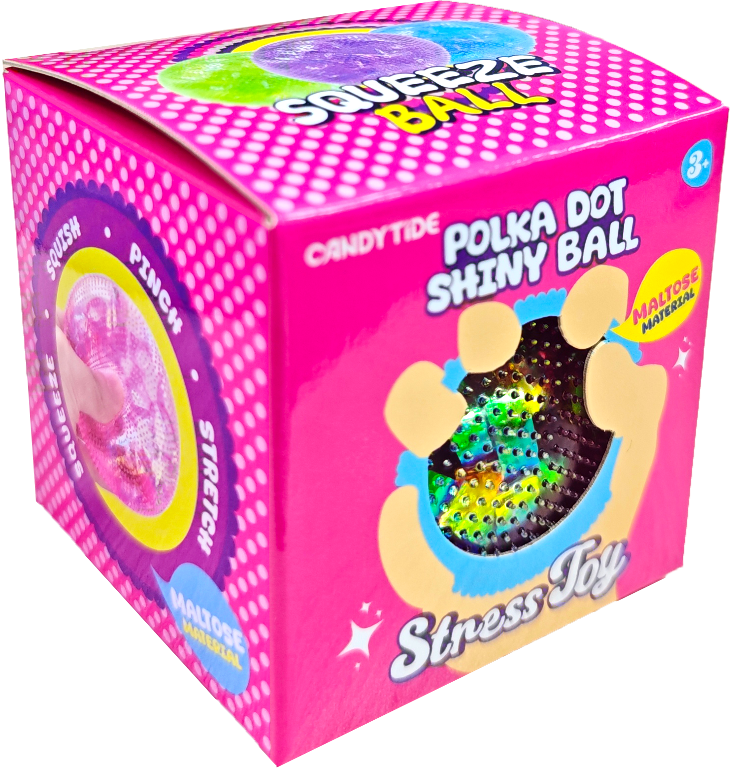 Polka Dot Shiny Squishy Ball