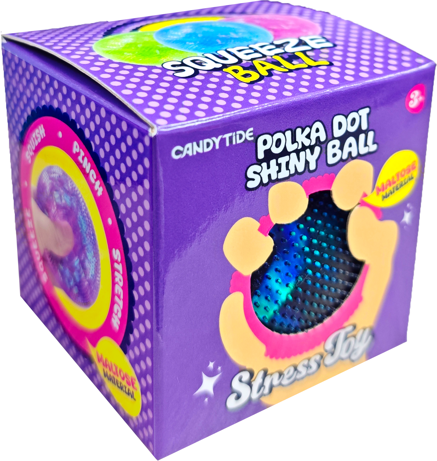 Polka Dot Shiny Squishy Ball