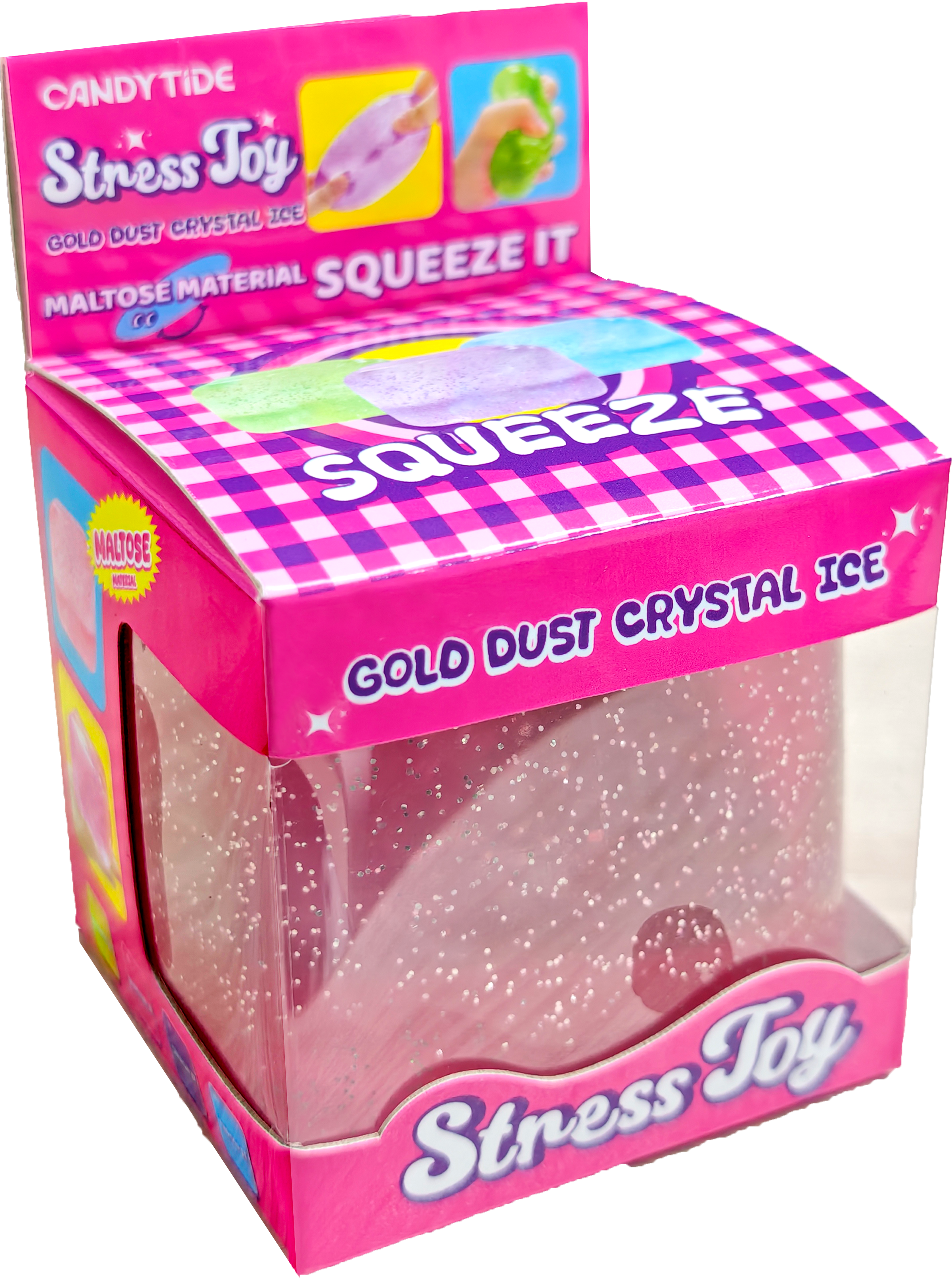 Gold Dust Crystal Ice Squishy  | Bookazine HK