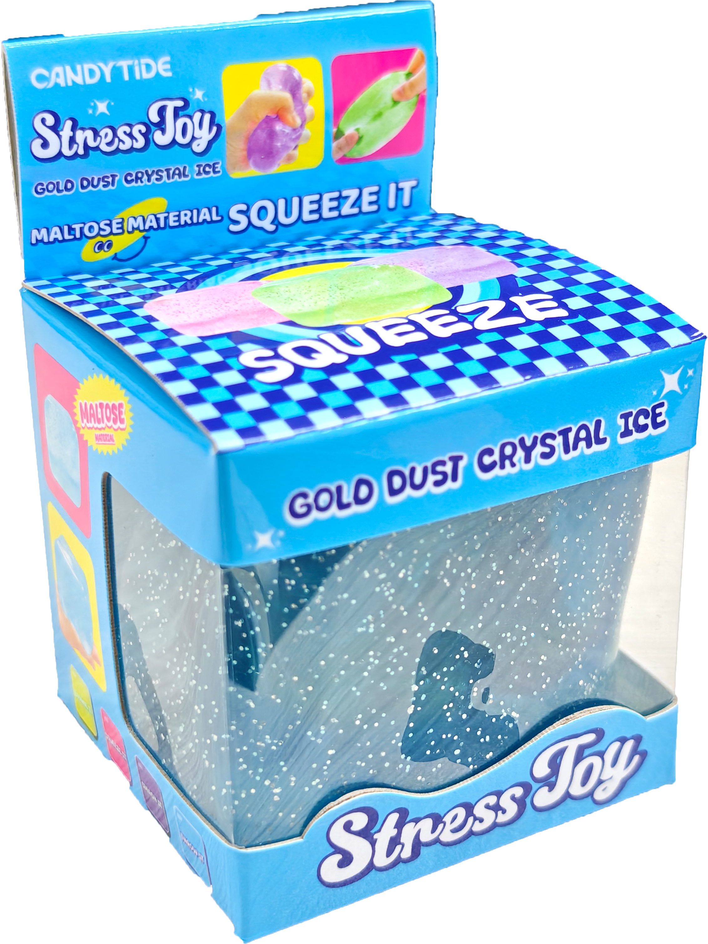 Gold Dust Crystal Ice Squishy  | Bookazine HK
