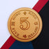 Hong Kong Five Dollars Ver.2 Coaster Beech Wood 