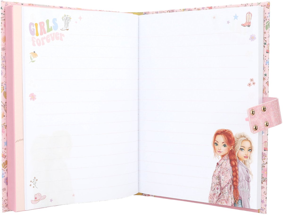 Top Model Model Secret Code Journal Topmodel Diary With Code & Sound Cowgirl | Bookazine HK