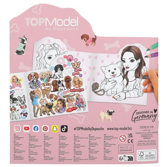 TOPModel Doggy Colouring Book Figural Kitty and Doggy | Bookazine HK