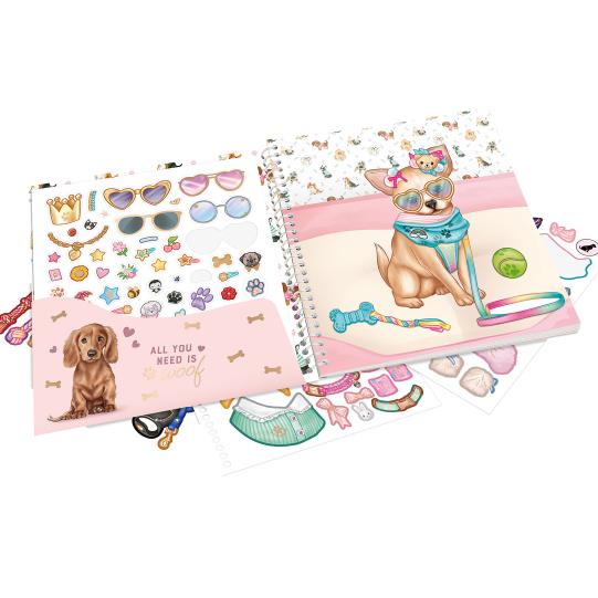  TOPModel Dress Me Up Stickerbook Doggy | Bookazine HK