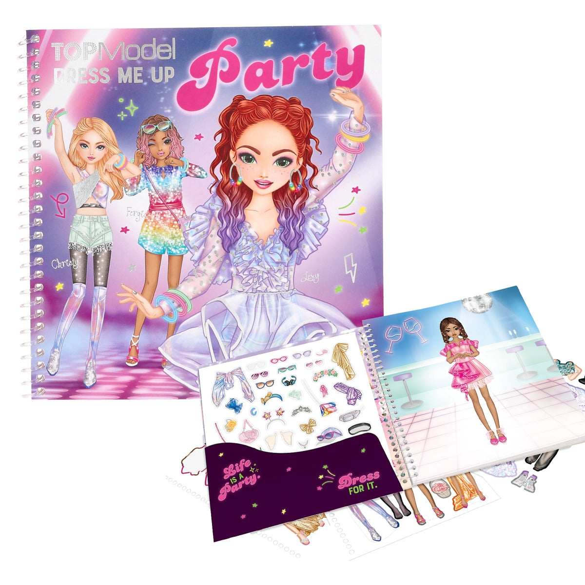 TOPModel Dress Me Up Stickerbook Party | Bookazine HK
